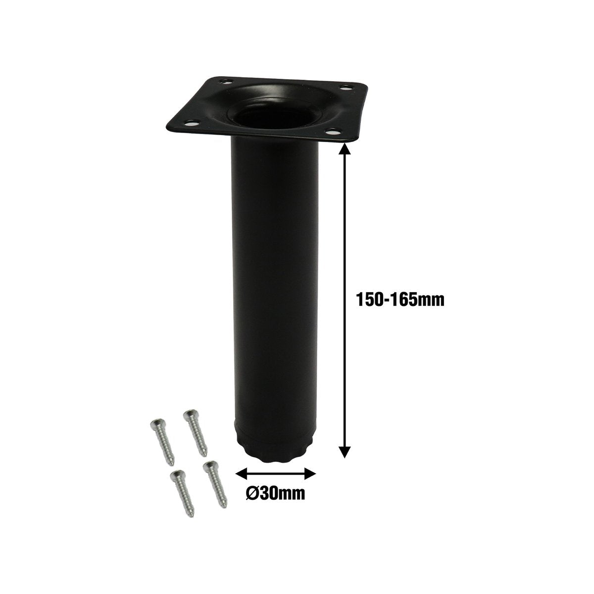 Adoored Table Leg - 30 x 150mm - Steel - Modern Design - SuperSaverAU - view 3