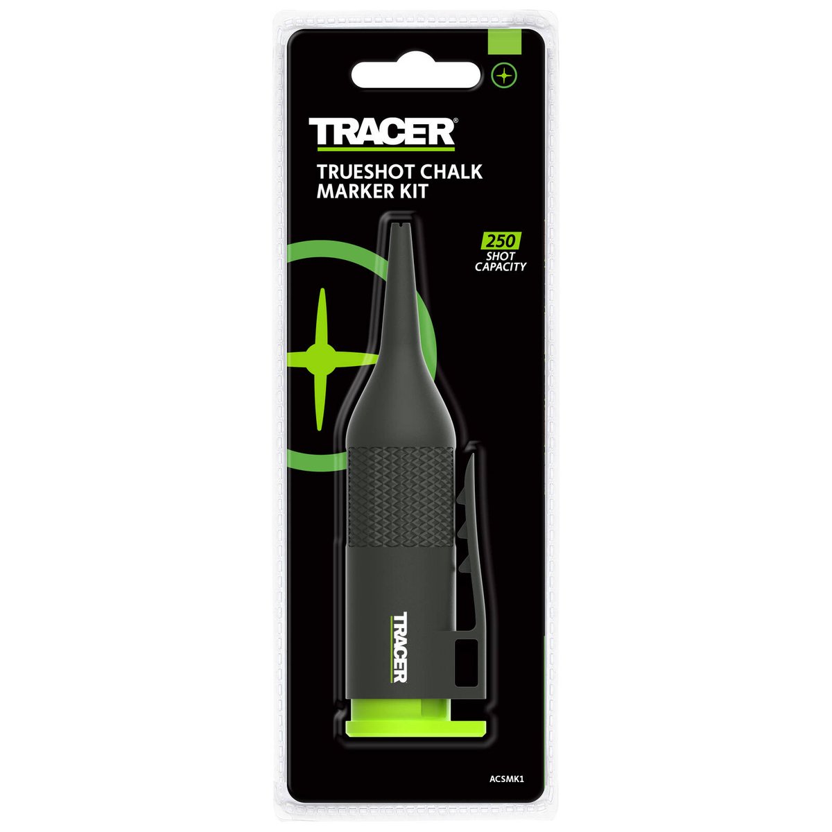Tracer Trueshot Deep Hole Chalk Spray Marker Green