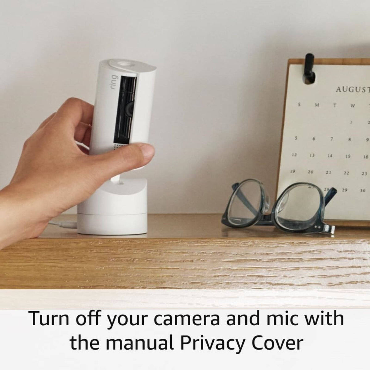 Ring Pan Tilt Indoor Plug-In Camera 1080p HD Black B0CG2TMYDG