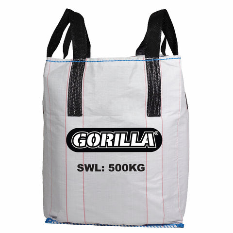 Gorilla Ladders 60 x 60 x 80cm 500kg Polypropylene White Bulk Lifting Bag