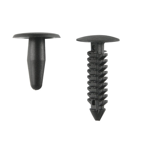 Pinnacle Black Nylon Assorted Trim Clips - 4 Pack