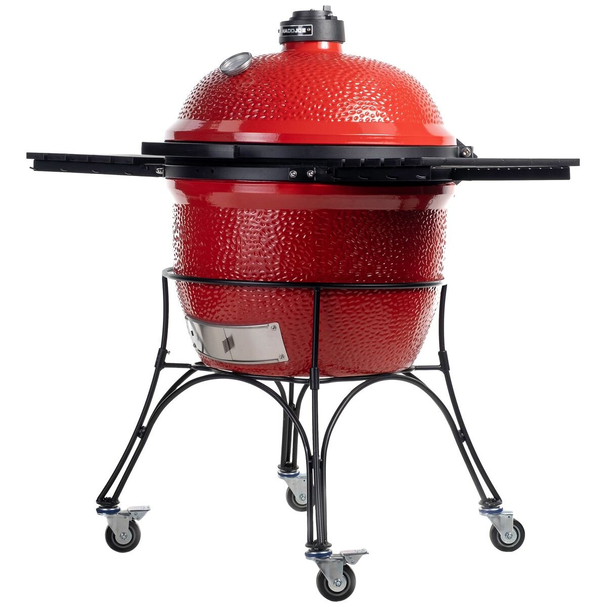 Kamado Joe Big Joe I Ceramic Grill - Red, 61cm Cooking Surface, Cart with Locking Wheels - BJ24RH
