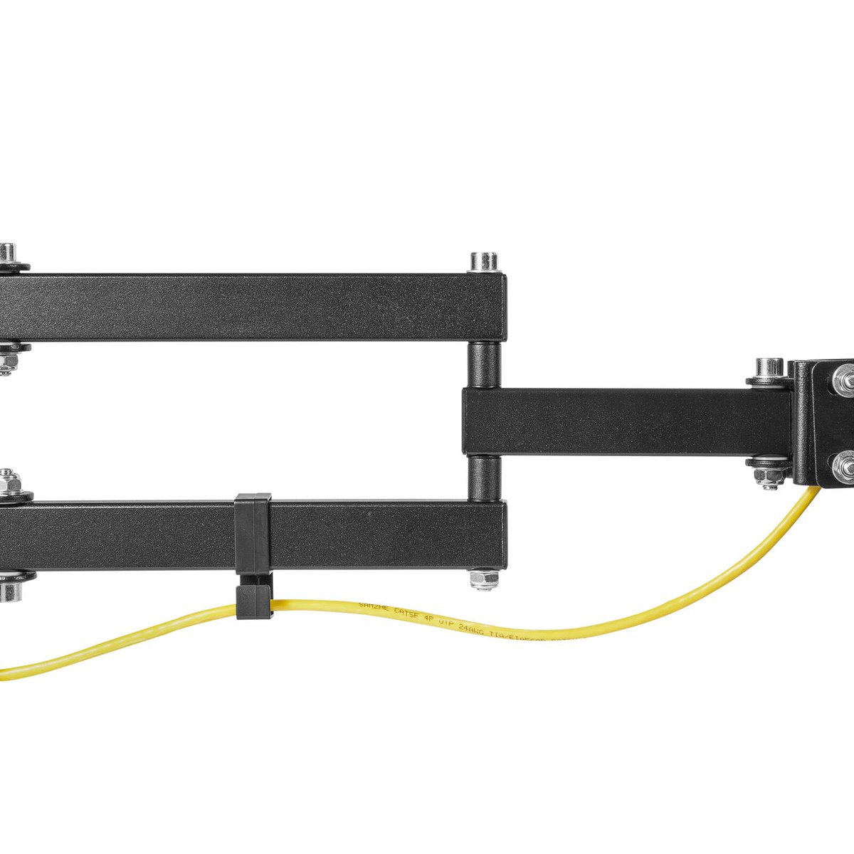 Practa Full Motion TV Wall Mount 23"-47" - Black - Easy Installation, Swiveling Arm - SuperSaverAU - view 3