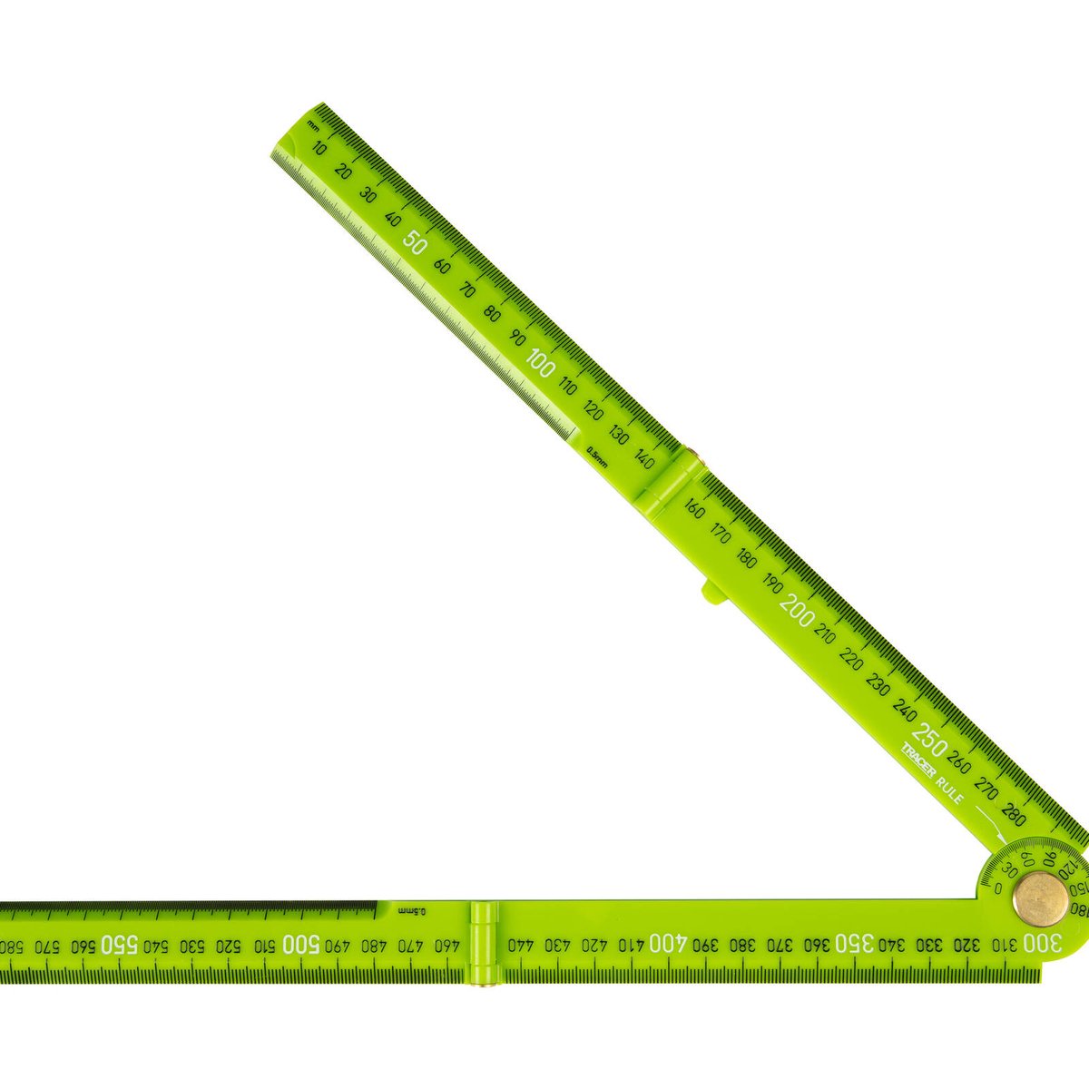 TRACER 600mm Pro Rule with Angle Finder, Easy-Read Increments