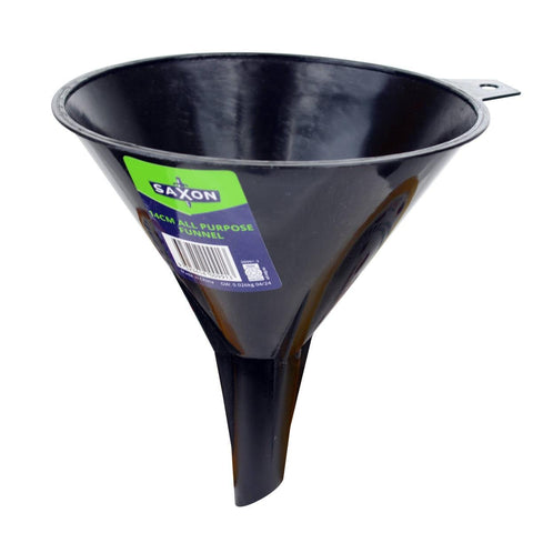 Saxon 14cm All Purpose Funnel - Black - Durable - Versatile Design - SuperSaverAU - view 1