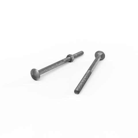Zenith Cup Head Bolt - M10 x 170mm - Hot Dipped Galvanised - Rust Resistant - SuperSaverAU - view 1