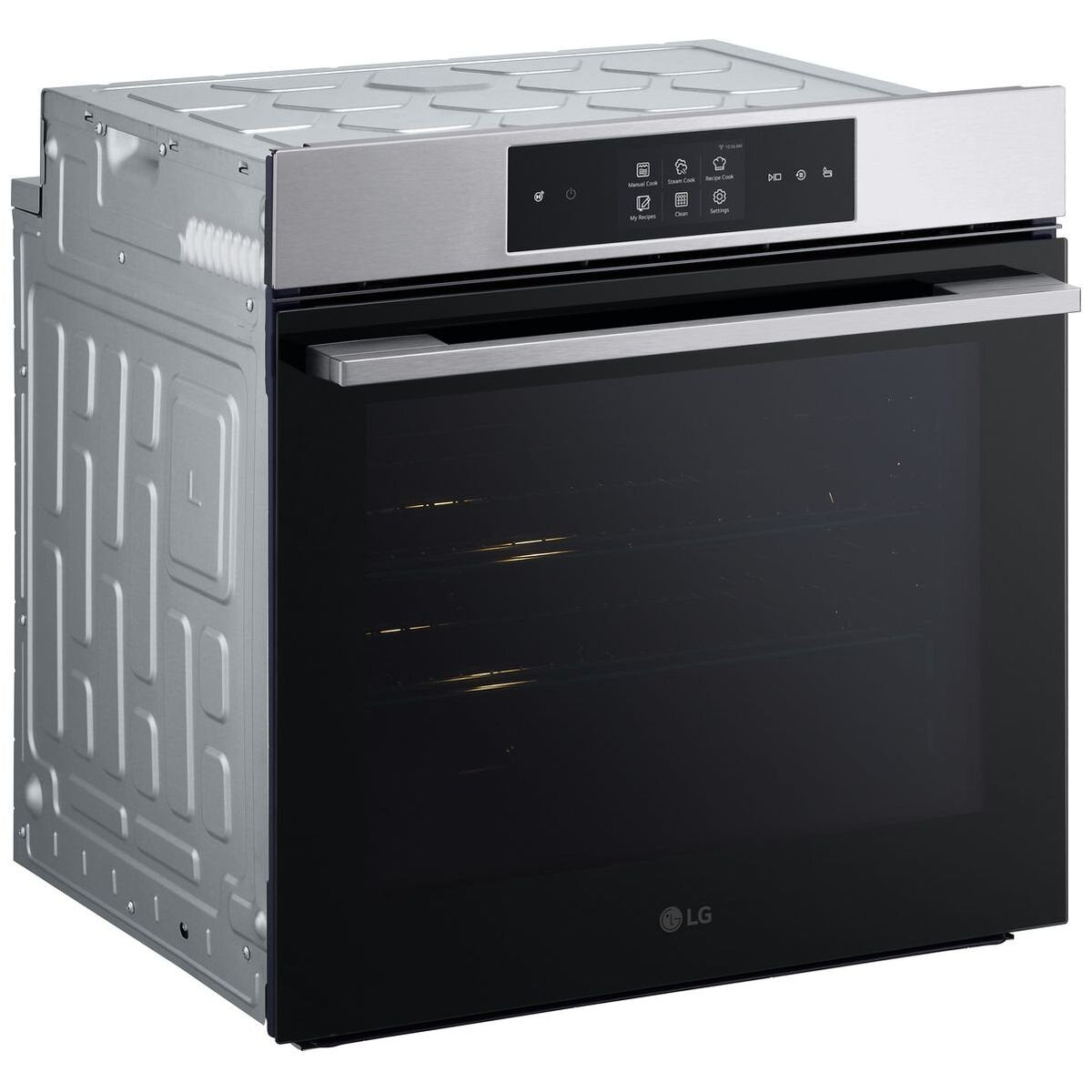 LG Series 9 60cm InstaView Steam Oven - 76L, 5-in-1 Pro Cooking, Stainless Steel - BO609T2S4