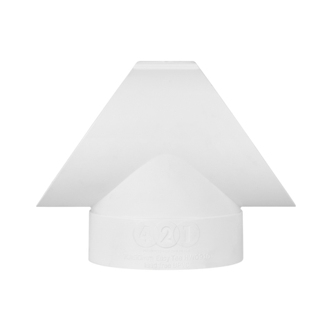 Rain Harvesting 90 x 90mm Easy Tee Junction UPVC White Access Port