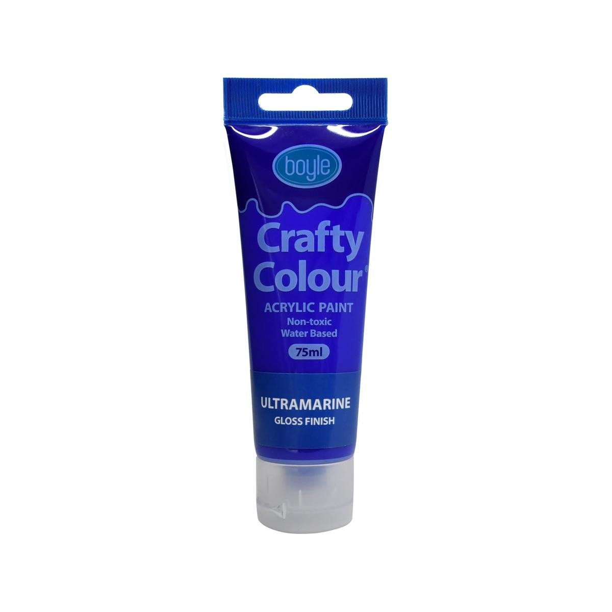 Boyle 75ml Ultramarine Crafty Colour Acrylic Paint