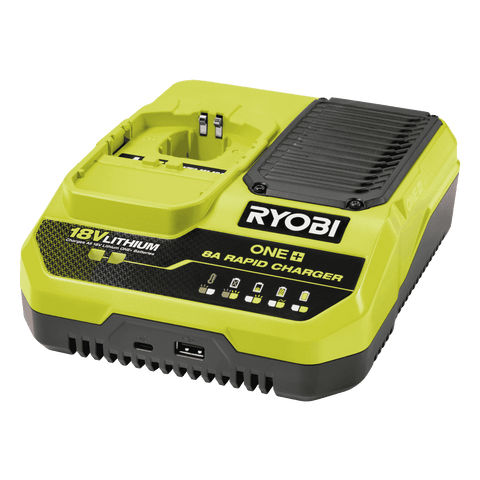 Ryobi 18V ONE+ 8A Rapid Charger RC18180 for ONE+ Batteries