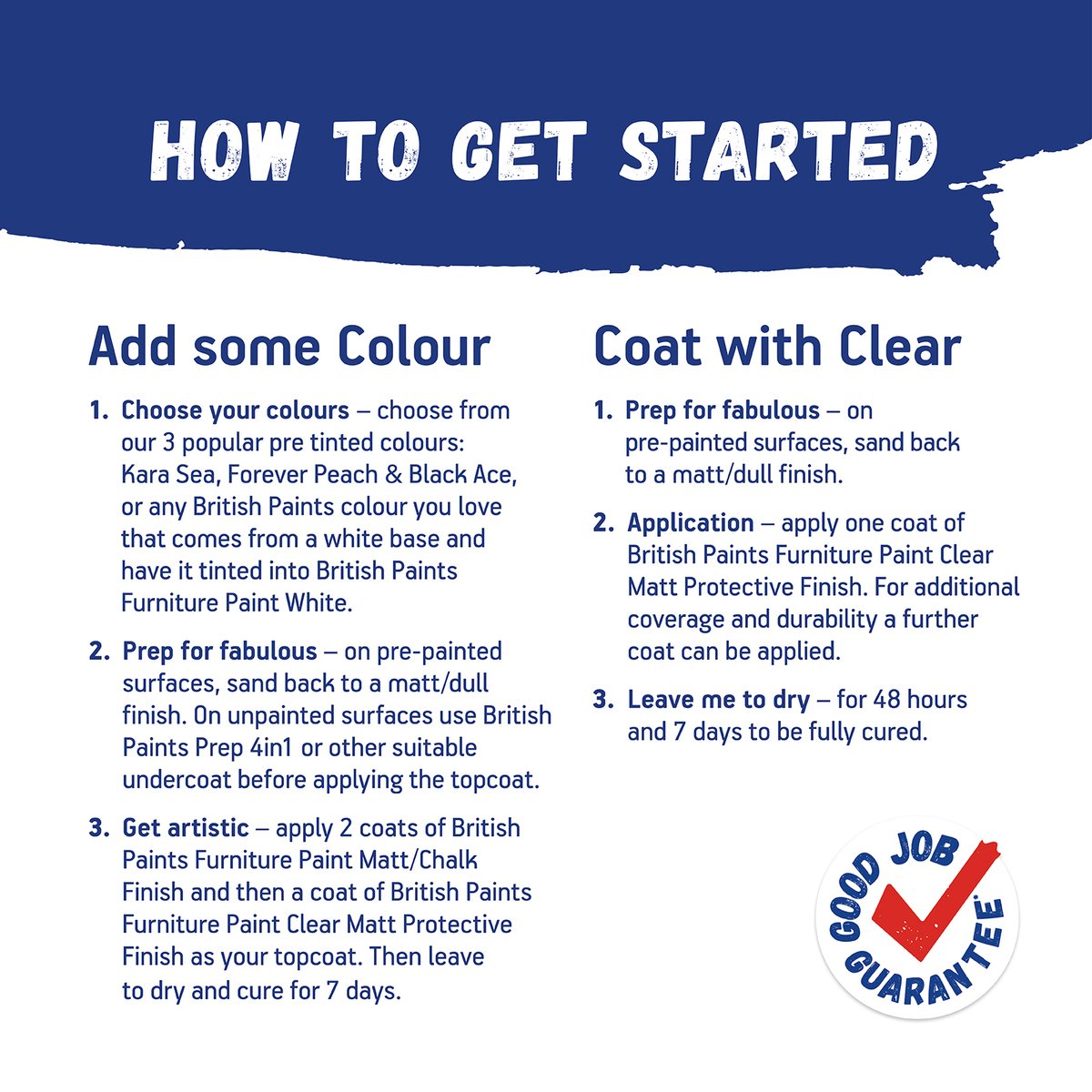 British Paints Clear Matt Protective Furniture Paint