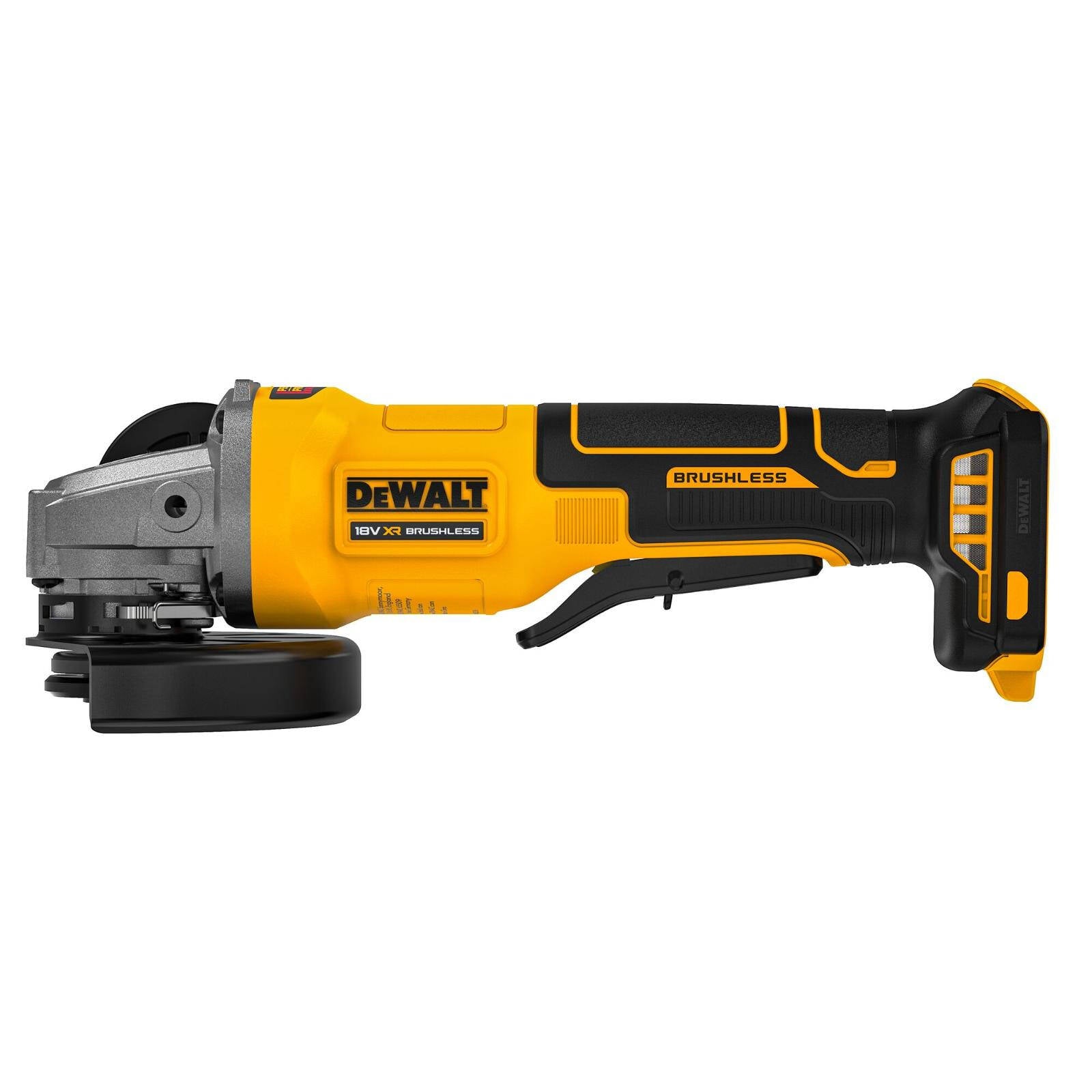 DeWALT 18V XR 125mm Angle Grinder with Paddle Switch Bare Unit DCG408N-XJ