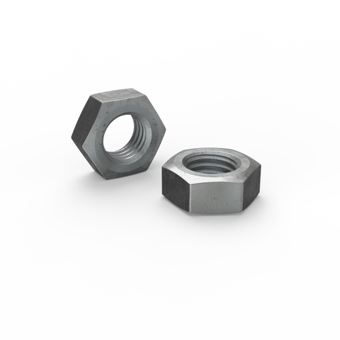 Zenith Hex Nuts - M12 - 4.6 Grade Steel - Hot Dipped Galvanised - Each - SuperSaverAU - view 1