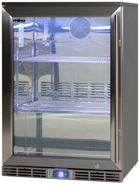Rhino 129L Outdoor Beverage Centre - Stainless Steel, Left Hinge, Energy Star 10 - GSP1HL-840-SS