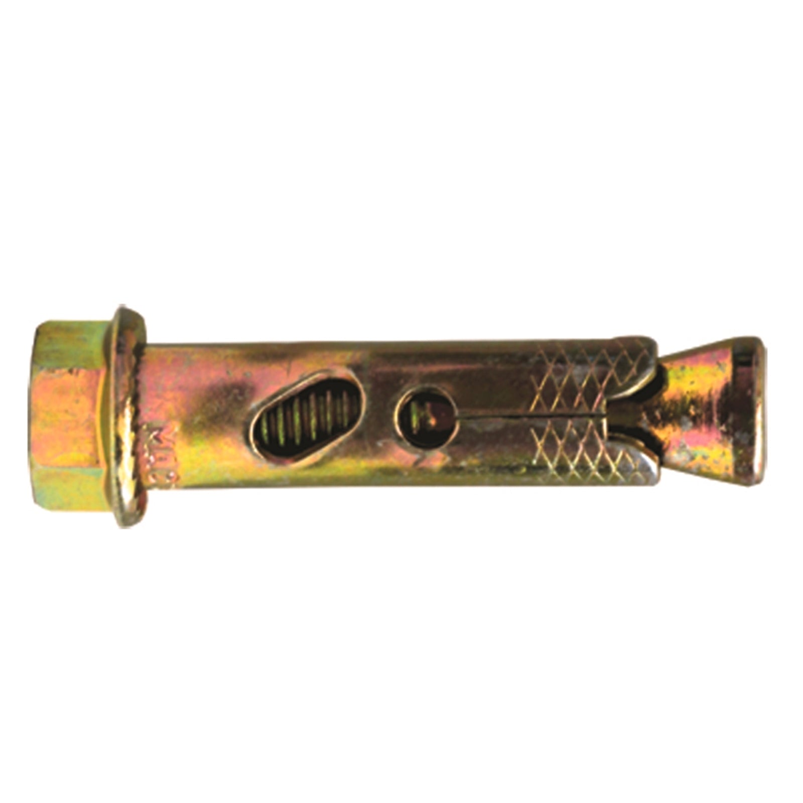 Macsim Masonbolt 10 x 77mm Yellow Zinc Sleeve Anchor - Hex Nut - 2 Pack