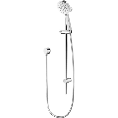 Methven Krome 3 Function Rail Shower Chrome 120mm Brass 665mm Rail 9L/min WELS 3 Star