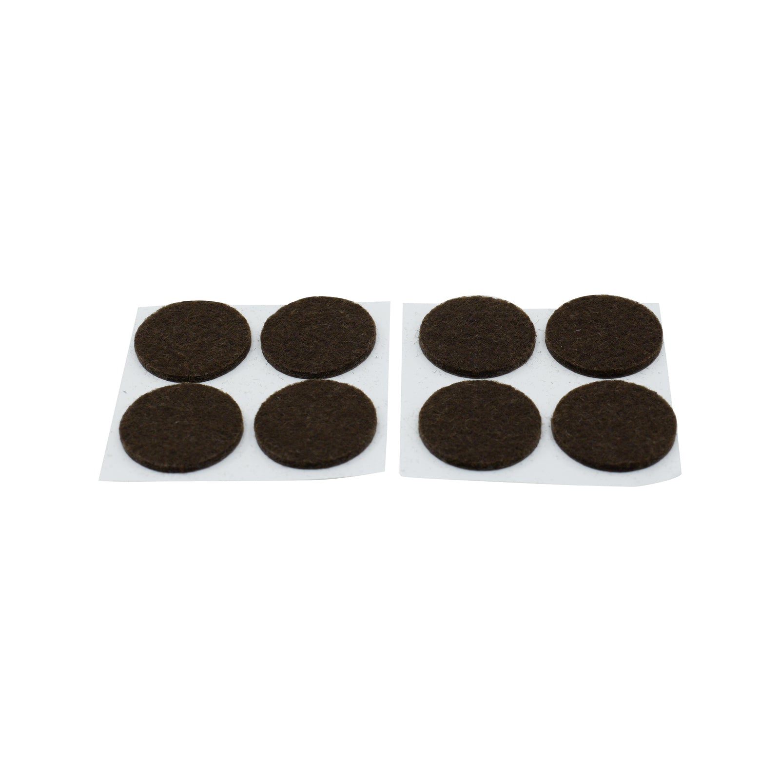 Surface Gard 25mm Brown Round Felt Floor Protectors 8 Pack