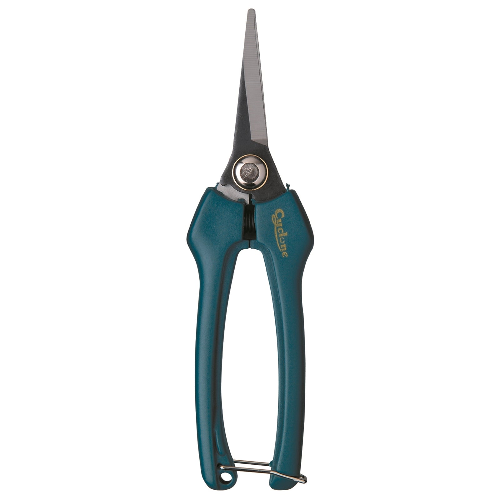 Cyclone Pruner Floral Snips, 80mm Steel Blade, Polypropylene Handle, Snap Lock, Corrosion-Resistant