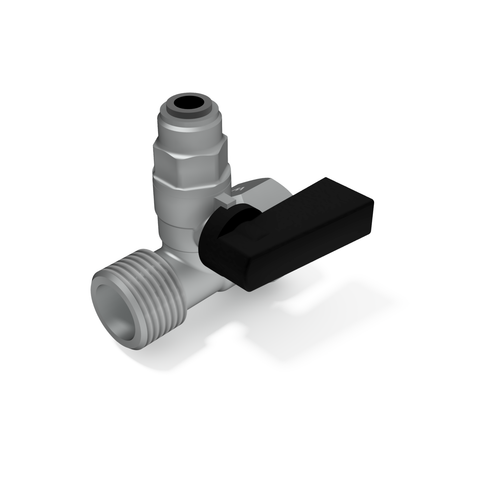 Aquaport 1/4in Brass Filtered Water Mains Connection Piece