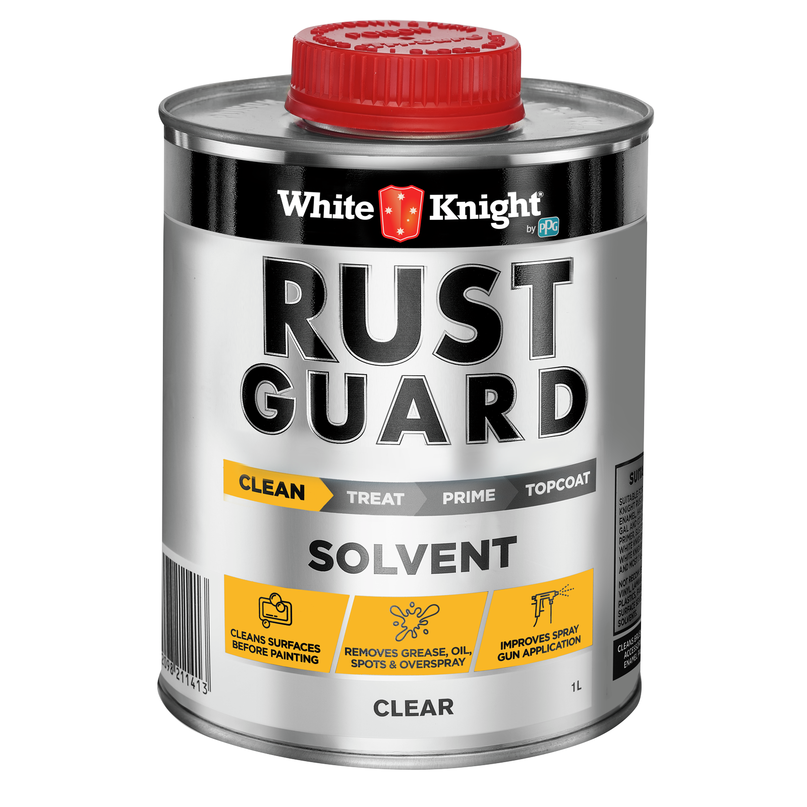 White Knight Rust Guard 1L Solvent Cleaner & Paint Thinner