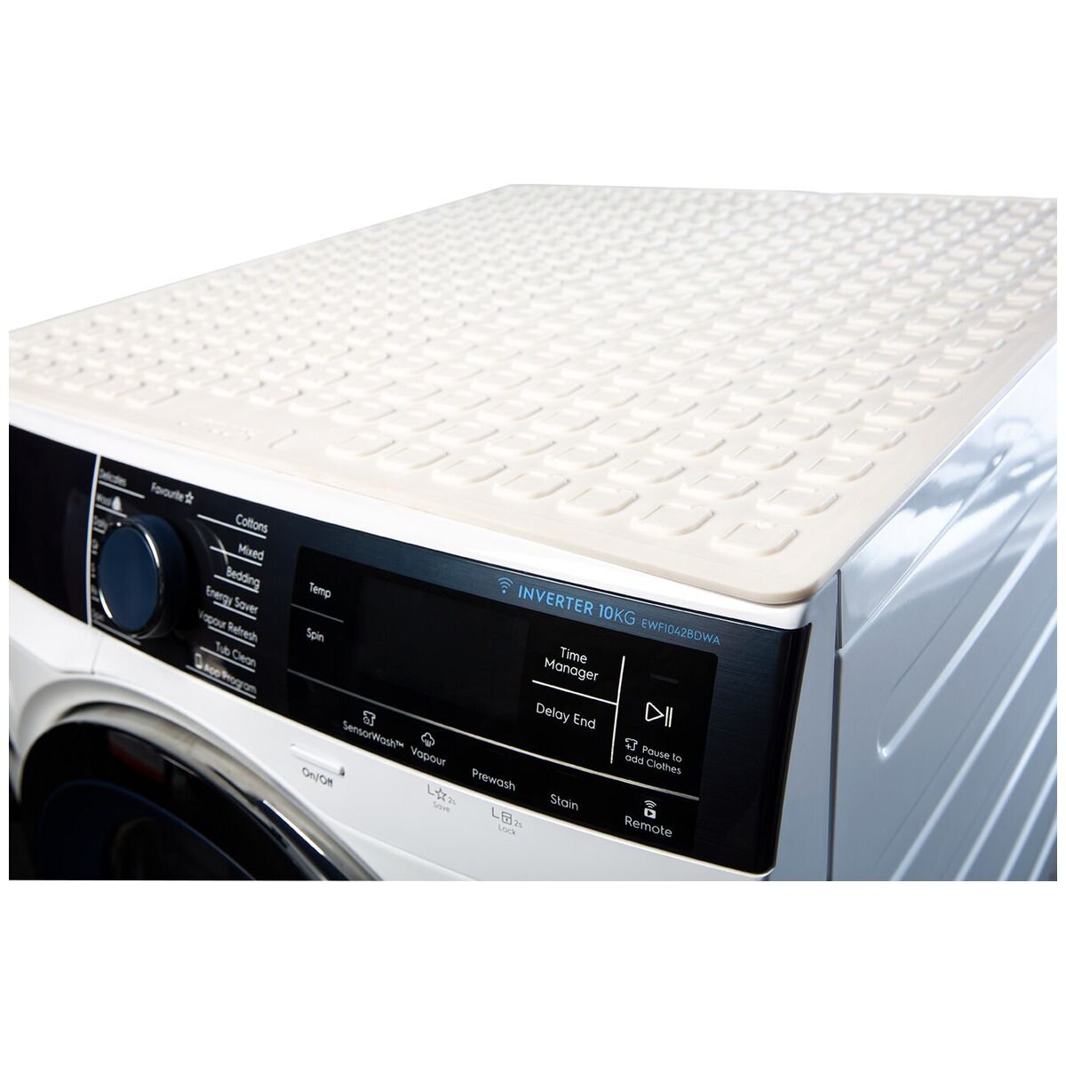 Unilux ULX109 Universal Appliance Mat - 600mm Square White Mat for Laundry Appliances - ULX109