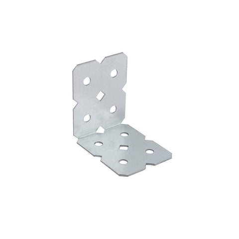 Carinya Galvanised Angle Make a Bracket 8 Pack - 50 x 50 x 40mm - Silver - SuperSaverAU - view 1