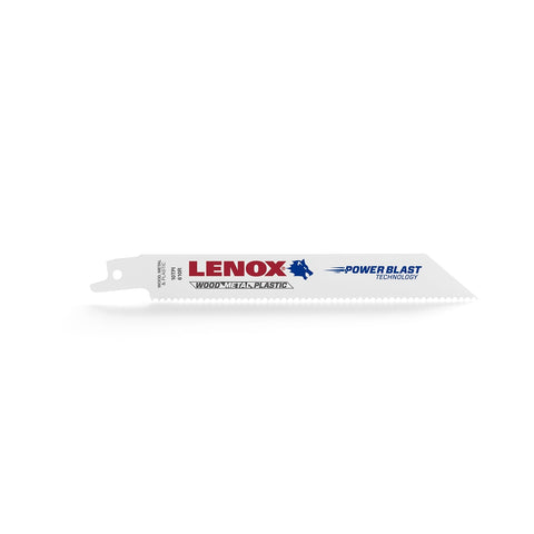 Lenox 150 x 19 x 0.9mm 10TPI General Purpose Reciprocating Saw Blade Bi-Metal 5 Pack