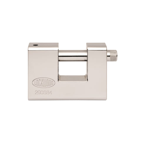 Lockwood 84mm Monoblock Alloy Steel Case Padlock Rekeyable
