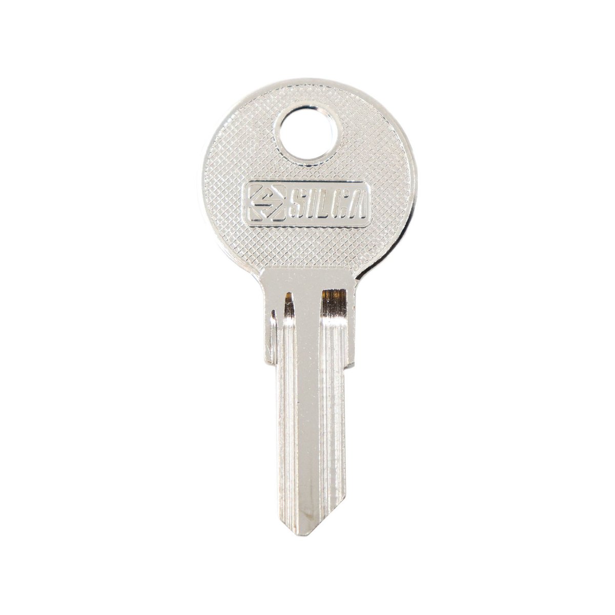 EHI LF8 Silver Nickel Plated Brass Blank Key