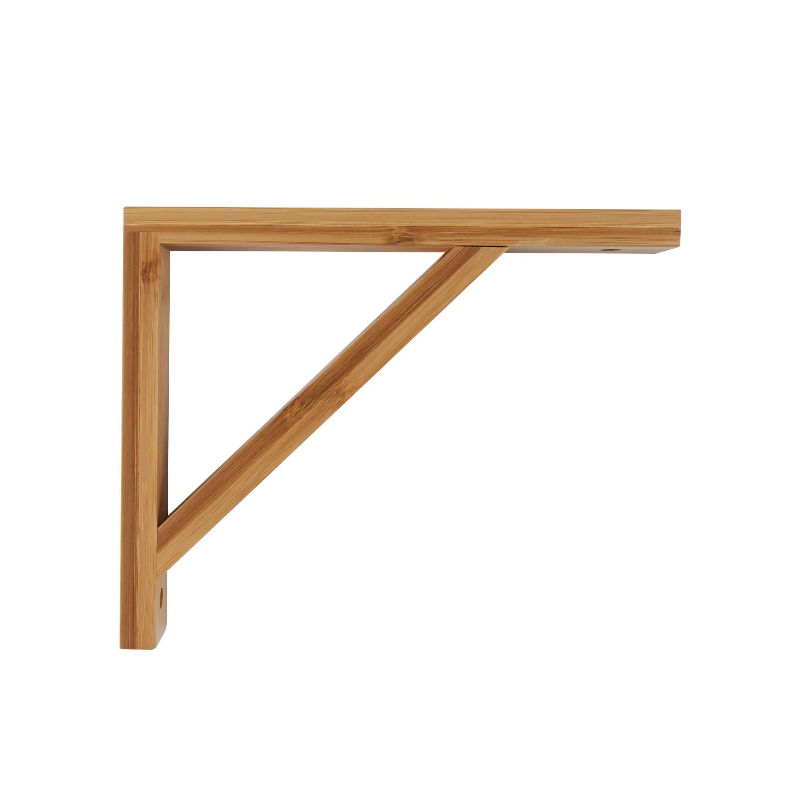 Carinya 210 x 170mm Varnished Bamboo Stayed Wall Bracket 30kg
