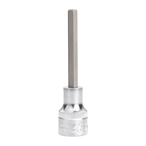 Kincrome 7mm 1/2" Drive Hex Bit Socket, 100mm Long Chrome Vanadium
