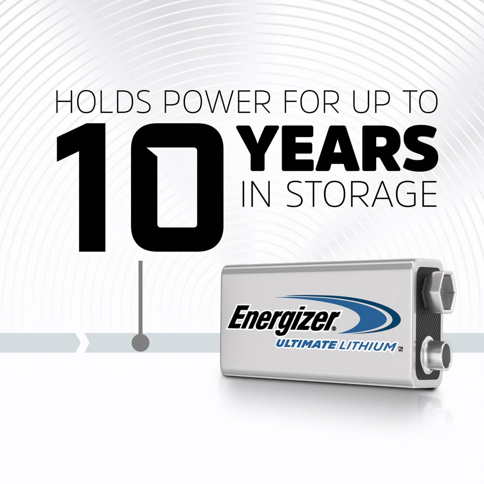 Energizer Ultimate Lithium 9V Battery Single Lightweight Long Life
