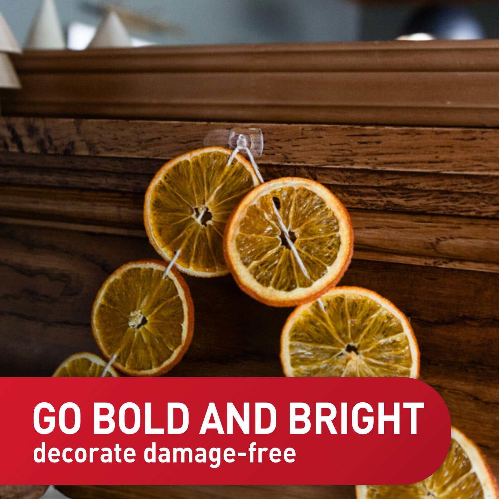 Command Clear Decorating Clip Mega Pack 100 Pack - Damage-Free Light Clips