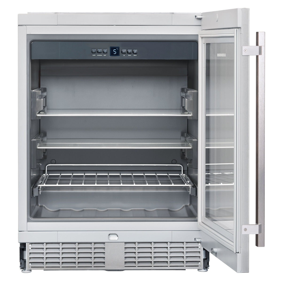 Liebherr 131L Beverage Centre - Stainless Steel, Double Glazed Lockable Glass Door - UKES1752RH-21