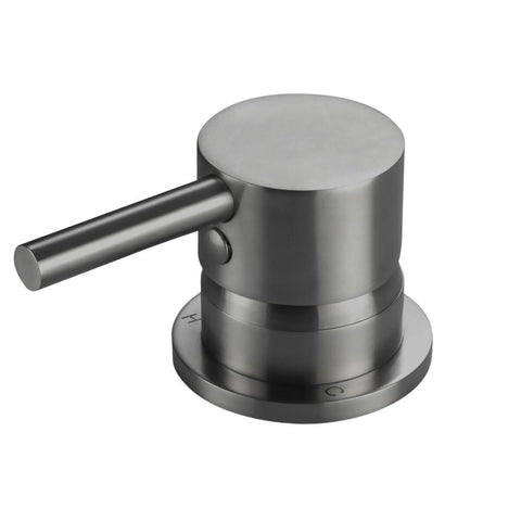 Rogerseller Tonic Hob Mixer - Graphite Finish - 48mm High, 55mm Wide - 3606013705