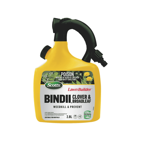Scotts Lawn Builder Bindii, Clover & Broadleaf Weedkiller Refillable Bottle