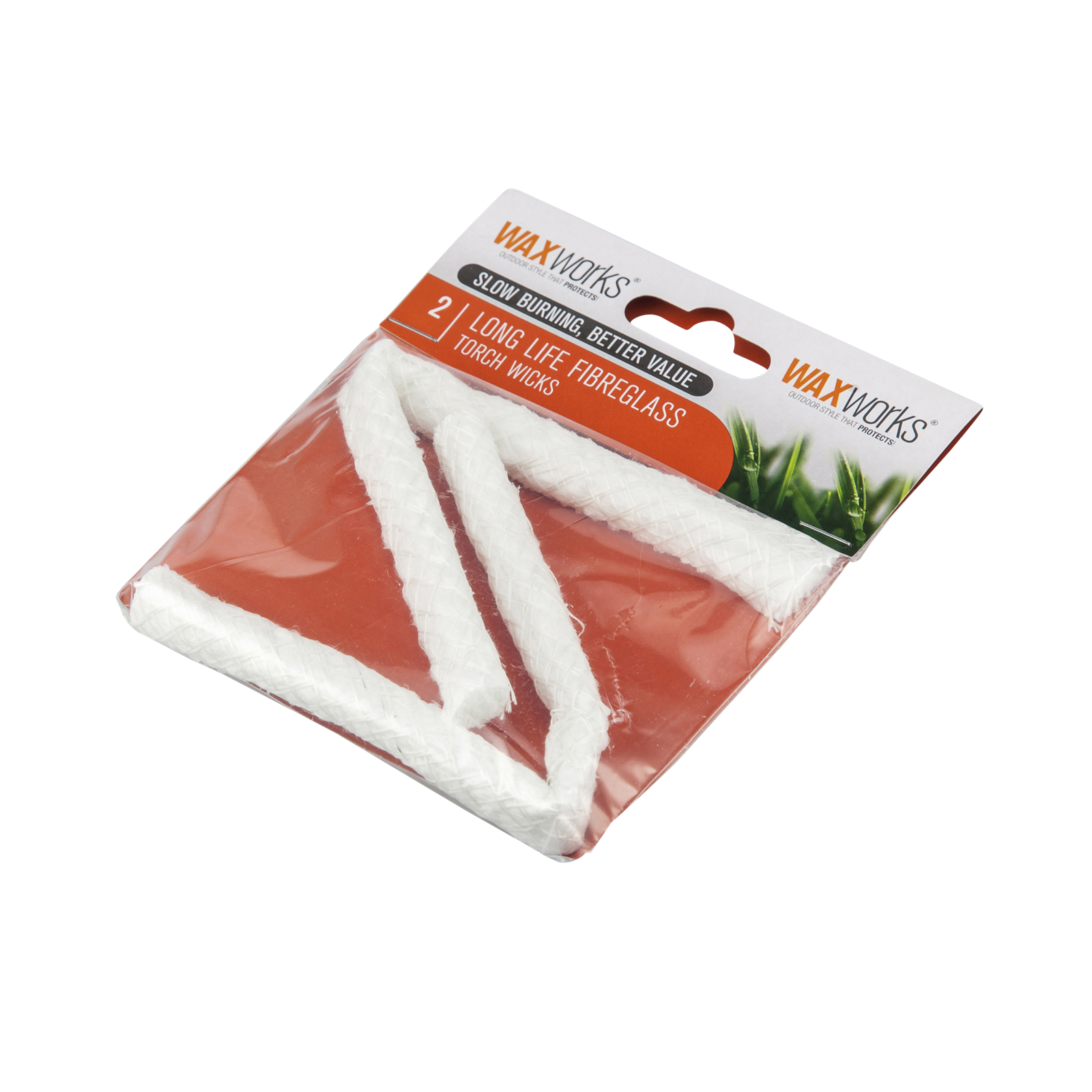 Waxworks 22cm Fibreglass Torch Wick - 2 Pack