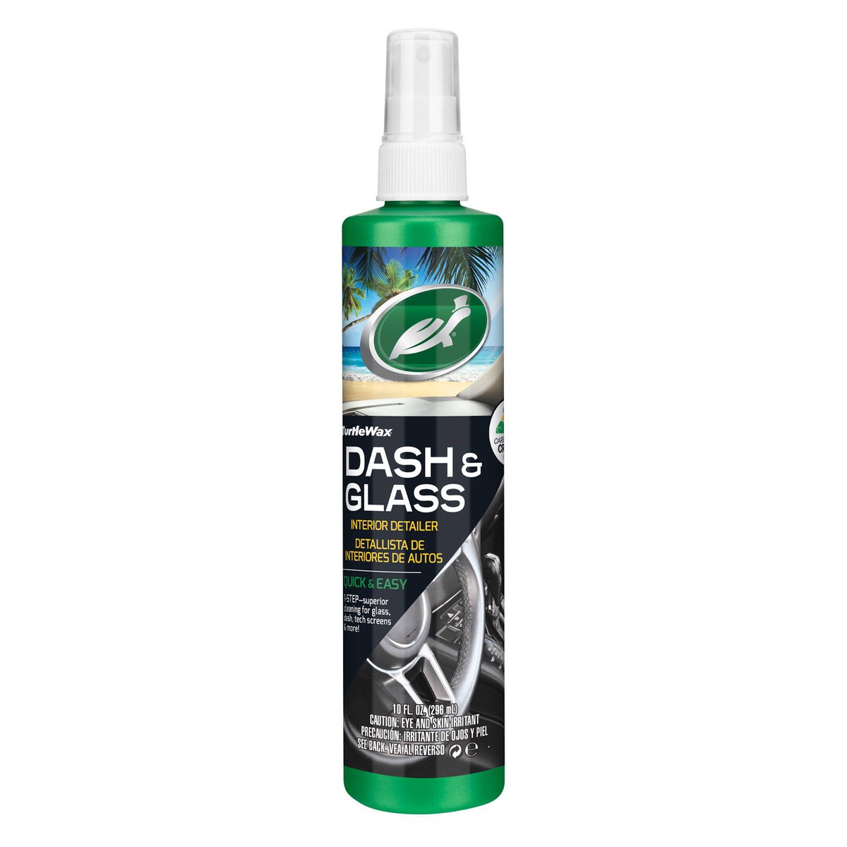Turtle Wax Dash and Glass Interior Cleaner - 296ml - Streak-Free Finish - SuperSaverAU - view 1