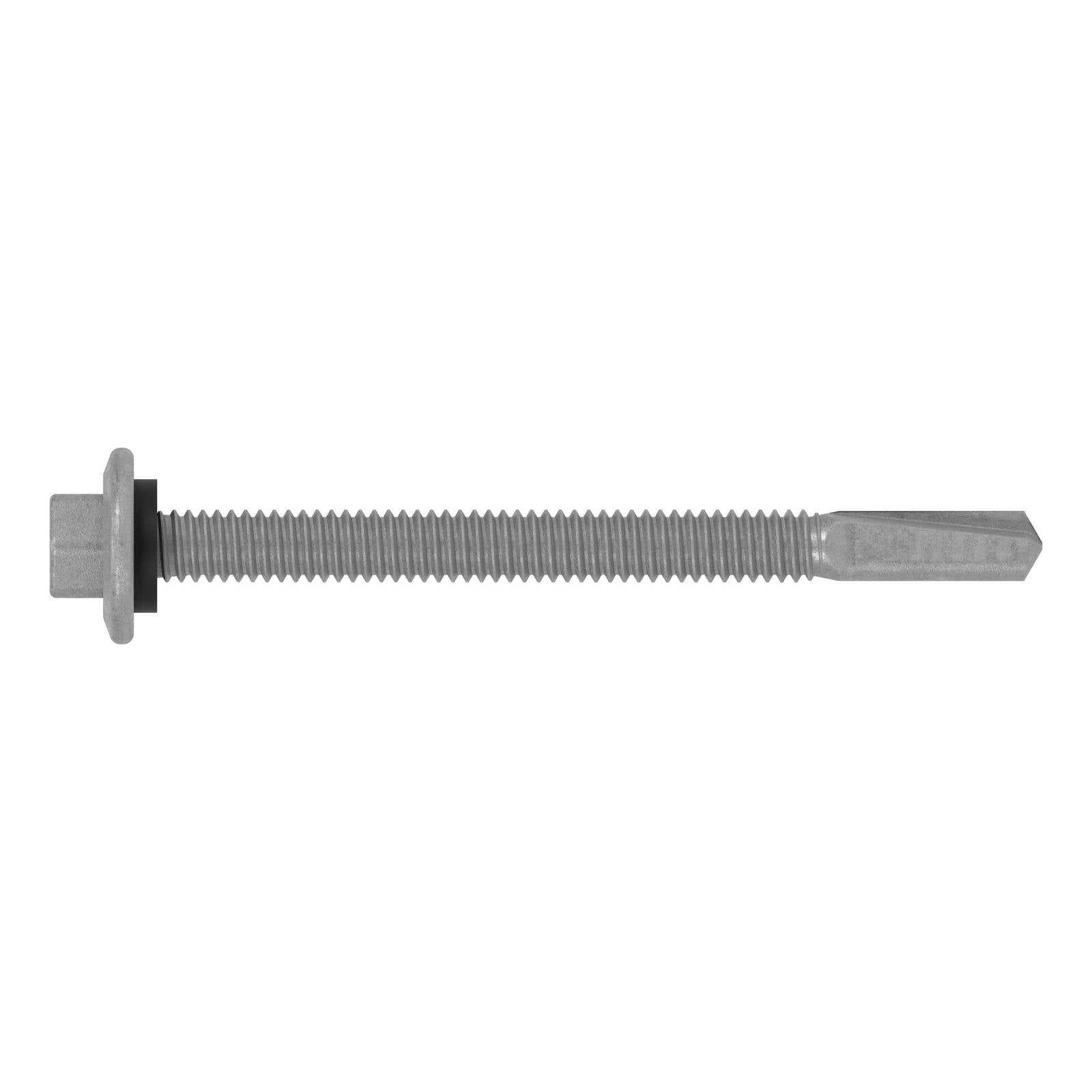 Buildex 12G x 68mm Class 3 Galvanised SuperTEKS Hex Head Self-Drilling Screws, 250 Pack