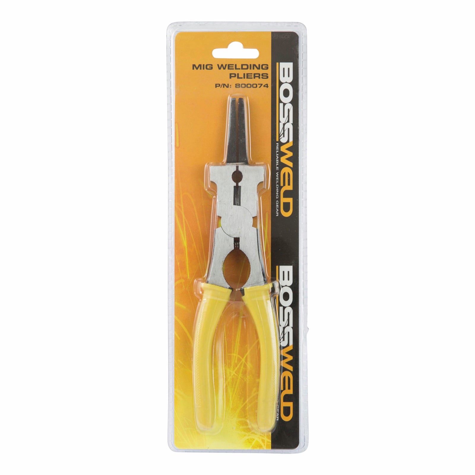Bossweld 8 Way MIG Welding Pliers - Multi-Function with Rubber Grip