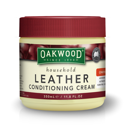 Oakwood Leather Conditioning Cream - 350ml - Natural - Made in Australia - SuperSaverAU - view 1