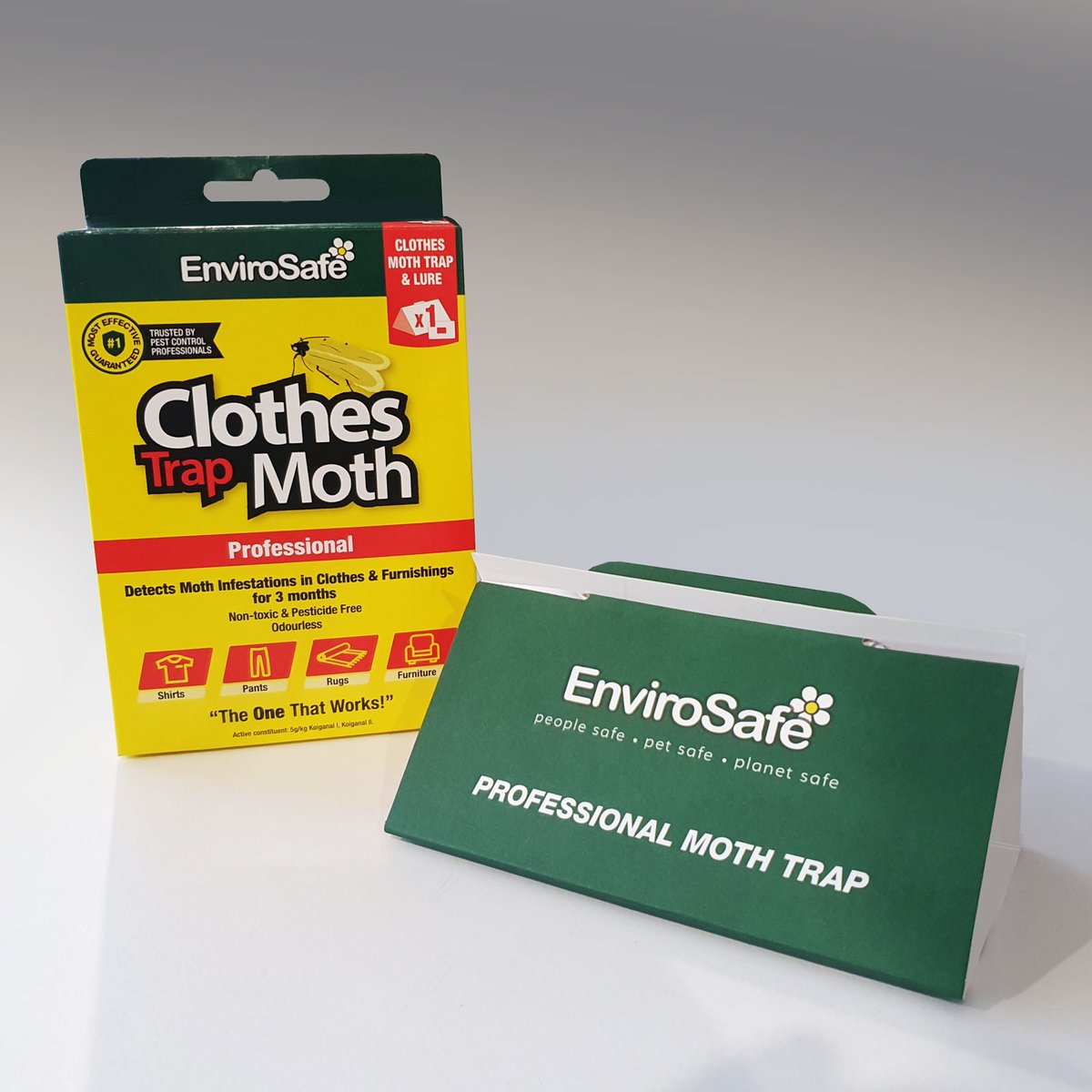Envirosafe Professional Clothes Moth Trap - 105mm x 160mm - Pesticide-Free - SuperSaverAU - view 3