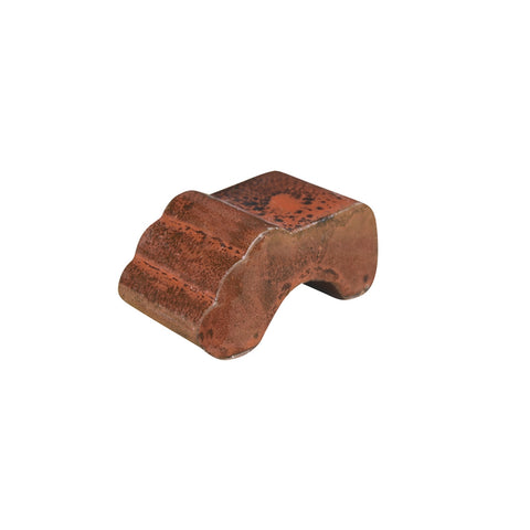 Northcote Pottery 8cm Copper Glazed Terracotta Pot Foot