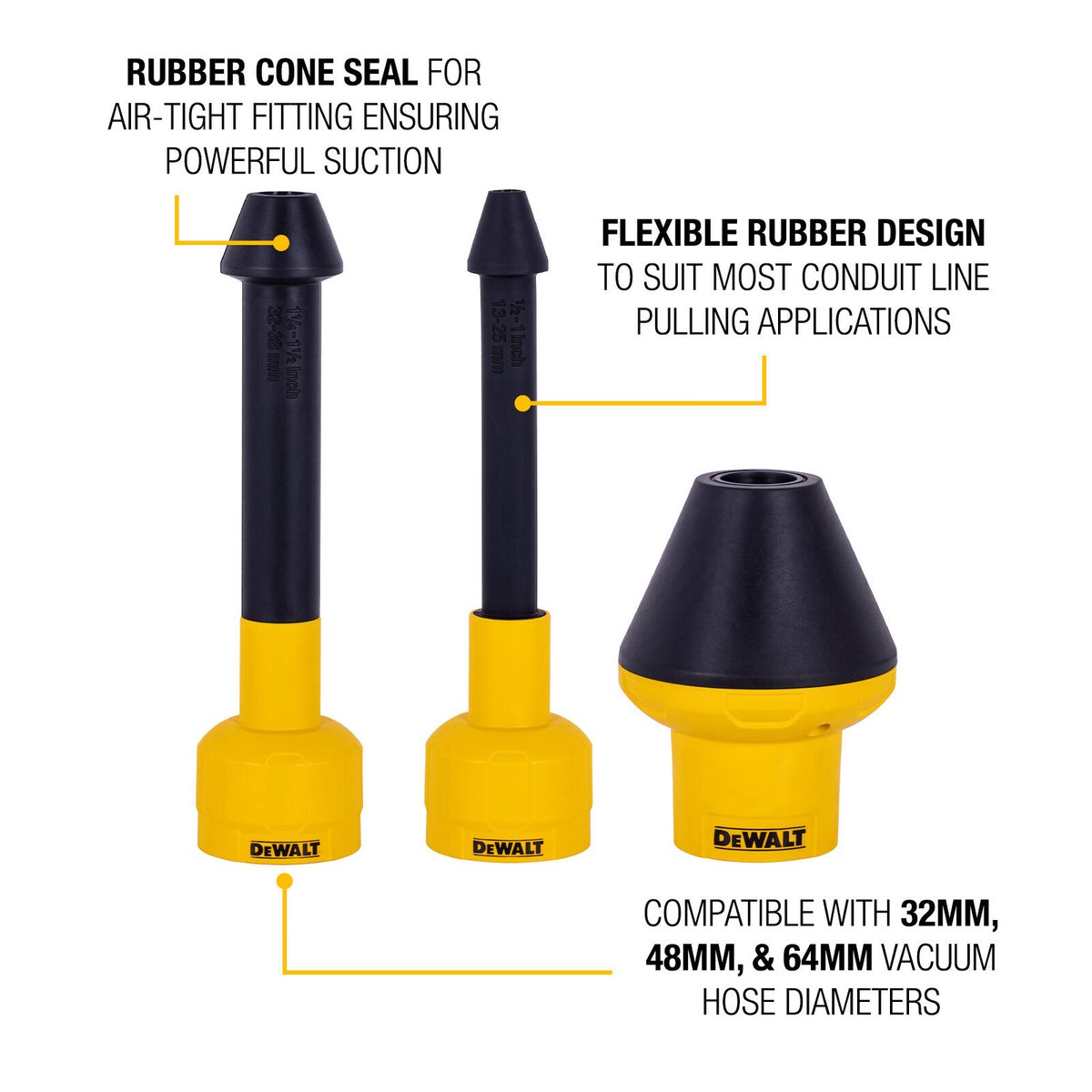 DEWALT Conduit Line Wet & Dry Vacuum Accessory Kit - Cable Pulling Kit