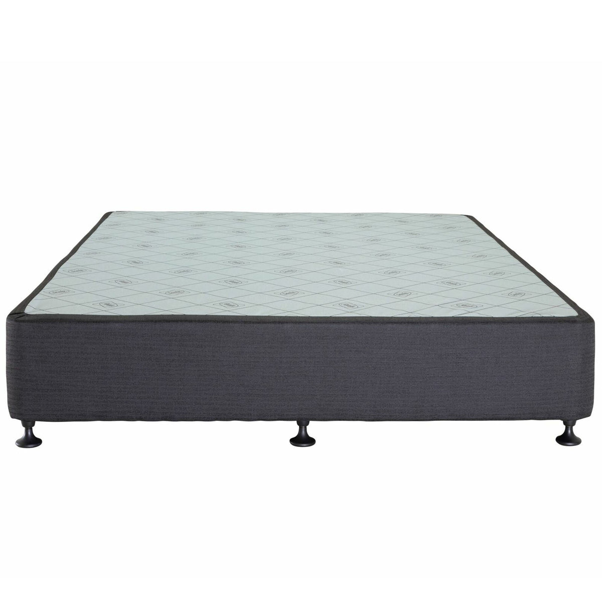 Sealy Endurance single bed base - black fabric, DuraFlex modules, made in Australia - 726987