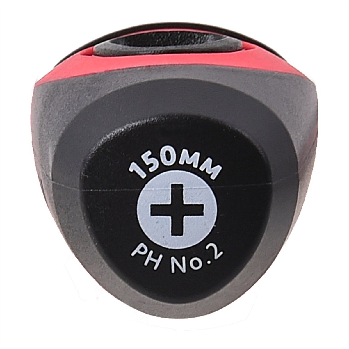 Trojan 150mm No 2 Phillips Screwdriver - Red and Black - Magnetic Tip - SuperSaverAU - view 4