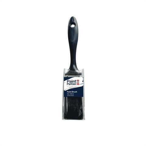 Paint Partner Synthetic Paint Brush 38mm - Tin Ferrule, Plastic Handle
