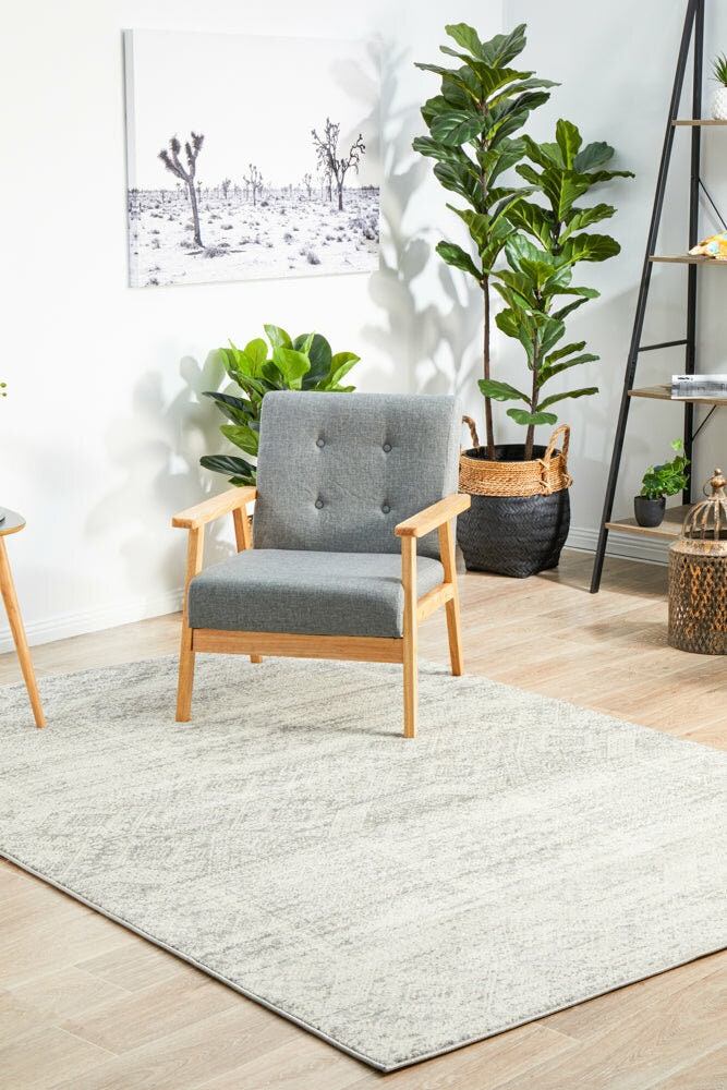 Rug Culture Mirage medium silver rug 230x160cm - 100% polypropylene pile, power loomed - MIR351SIL230X160