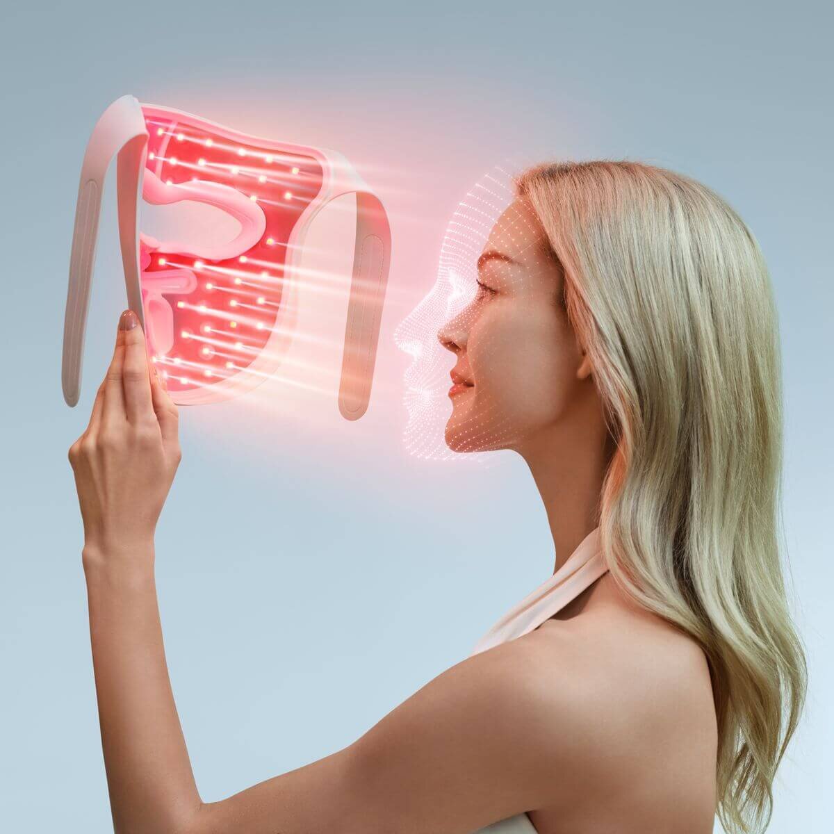 Dreame Chrona Photon Red Light Therapy Skincare Mask - 280 LEDs, 5 Modes, Cordless, Foldable - DRE-LEDM