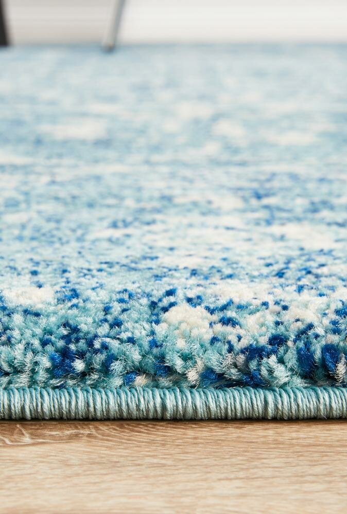 Rug Culture Evoke Medium Blue Polypropylene Rug 230x160cm - 10mm Pile - EVO253BLUE230X160